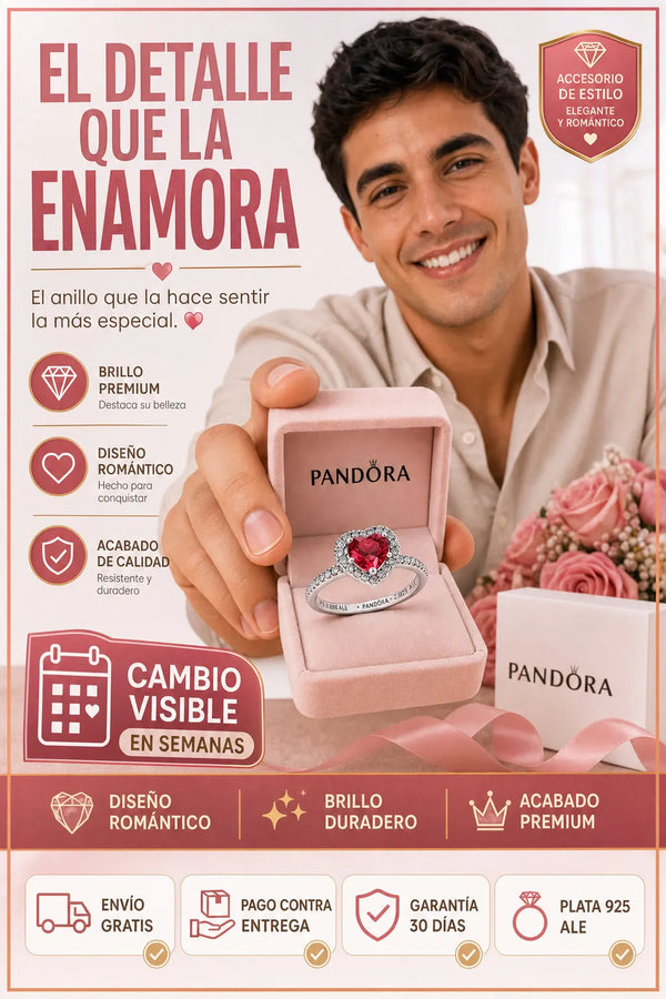 Anillo Corazon Cristal